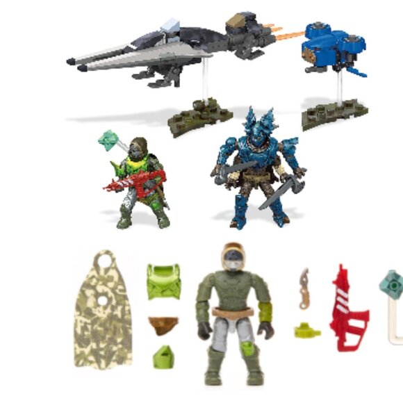 Mega Bloks S-10V Destiny Sparrow Building Kit Kids Playset 📦🏃🏻💨⚡🚚 - Picture 12 of 16